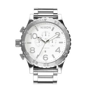 Nixon 51-30 Chrono Men’s watch silver and white
